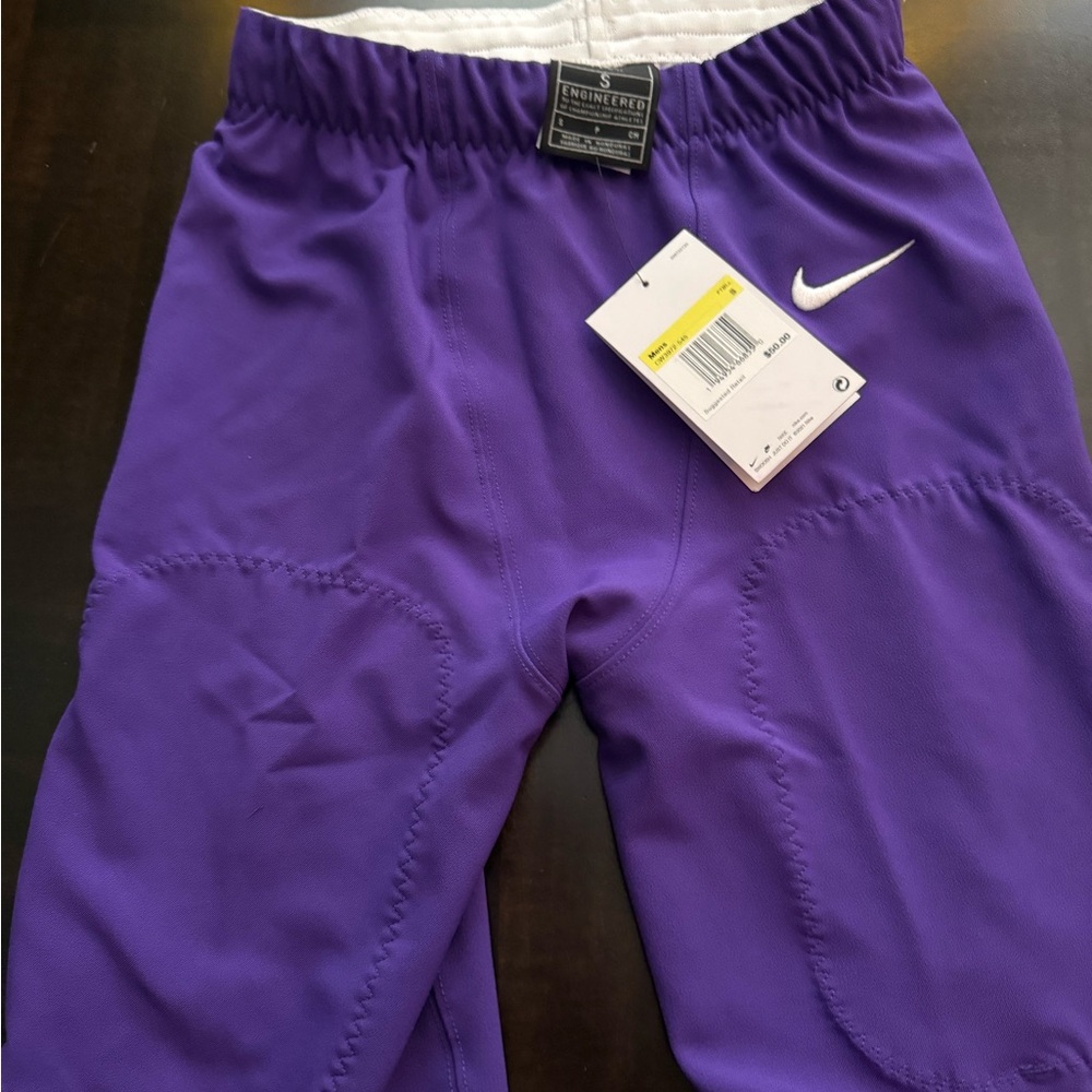 NIKE Stock Vapor Untouchable Purple White Team Football shorts Mens Size-S